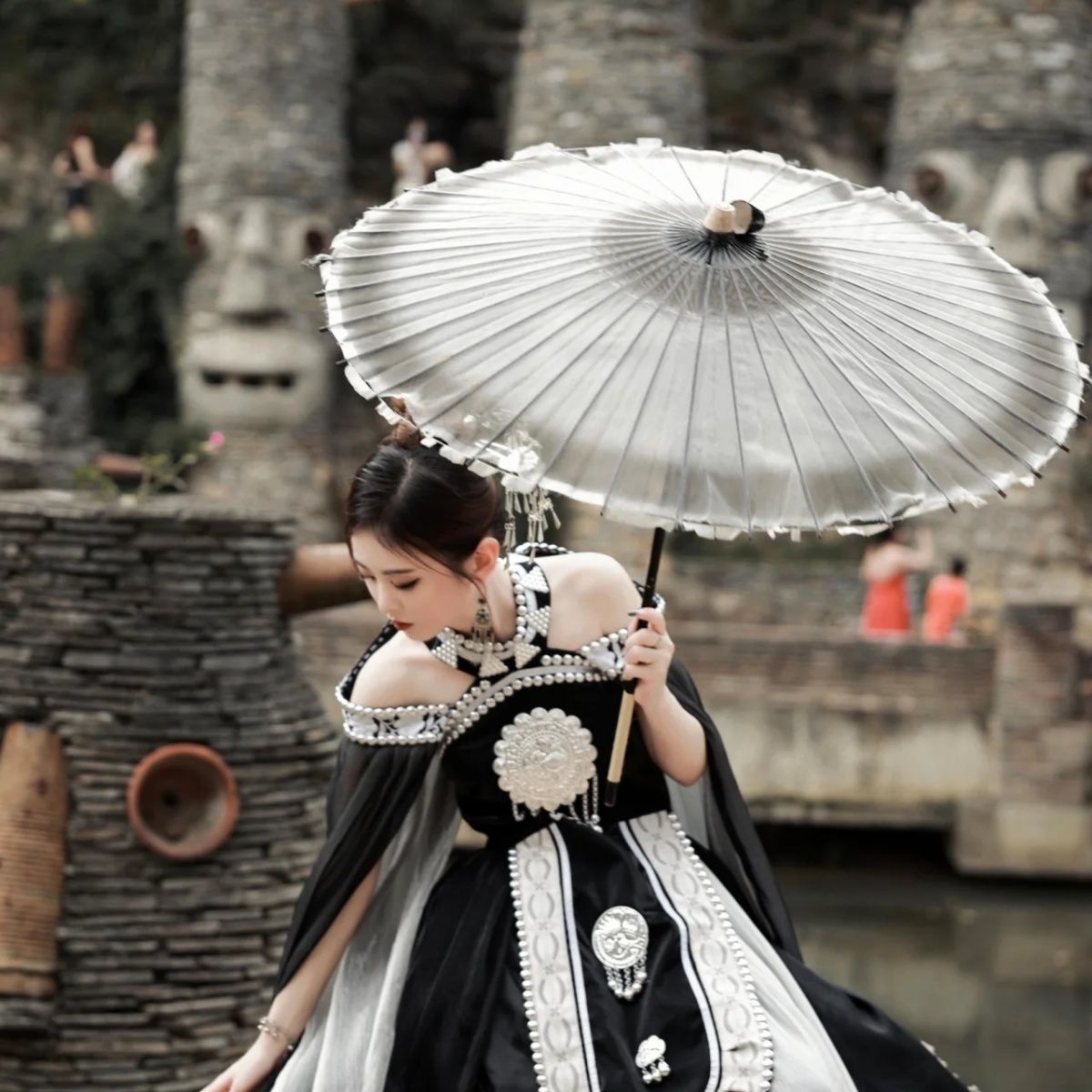 Ethnic Minority Series Wanderlust Portraits Miao Hanfu 26