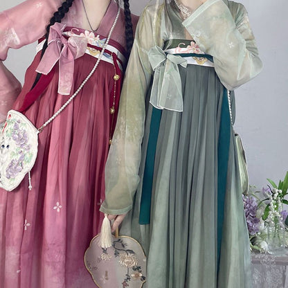 Tang Dynasty style chest-length skirt suit