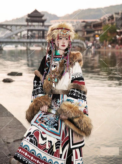 Ethnic Minority Series Wanderlust Portraits Tibetan Hanfu 25