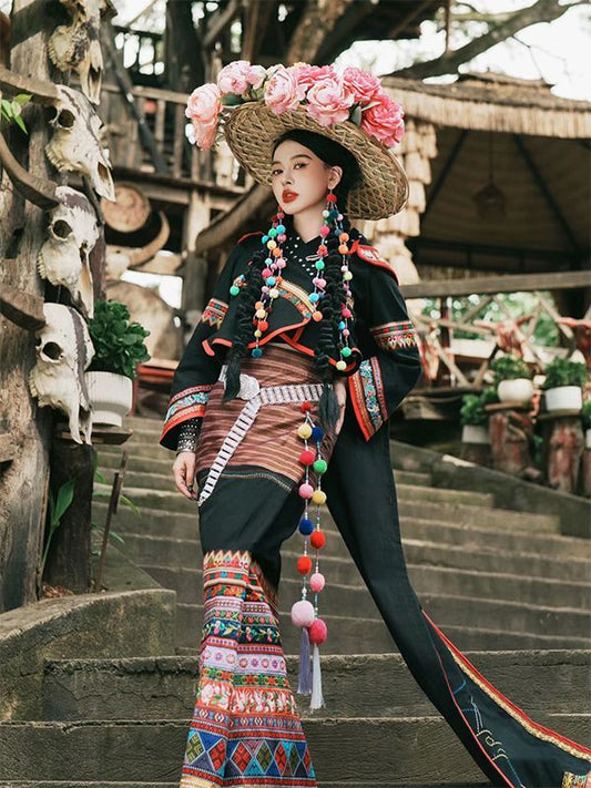 Ethnic Minority Series Wanderlust Portraits Blang Hanfu 1