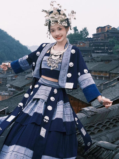 Ethnic Minority Series Wanderlust Portraits Miao Hanfu 16
