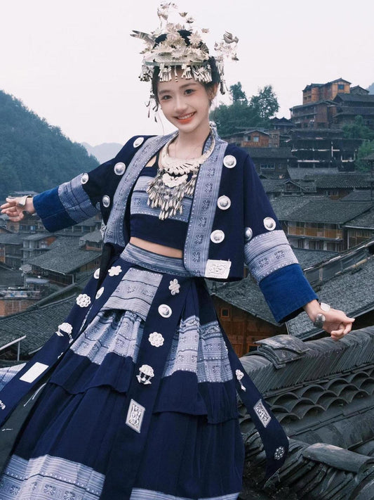 Ethnic Minority Series Wanderlust Portraits Miao Hanfu 16