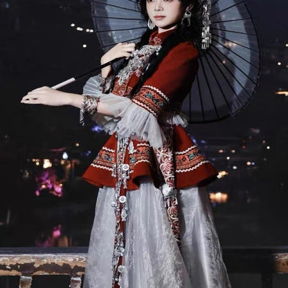 Ethnic Minority Series Wanderlust Portraits Tujia Hanfu 5