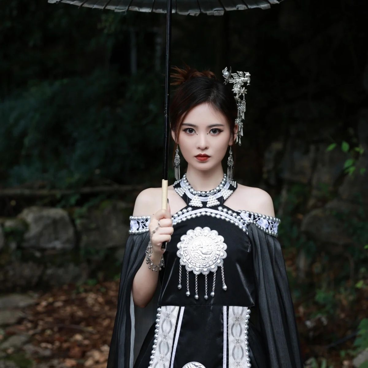 Ethnic Minority Series Wanderlust Portraits Miao Hanfu 26