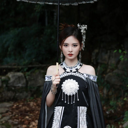 Ethnic Minority Series Wanderlust Portraits Miao Hanfu 26