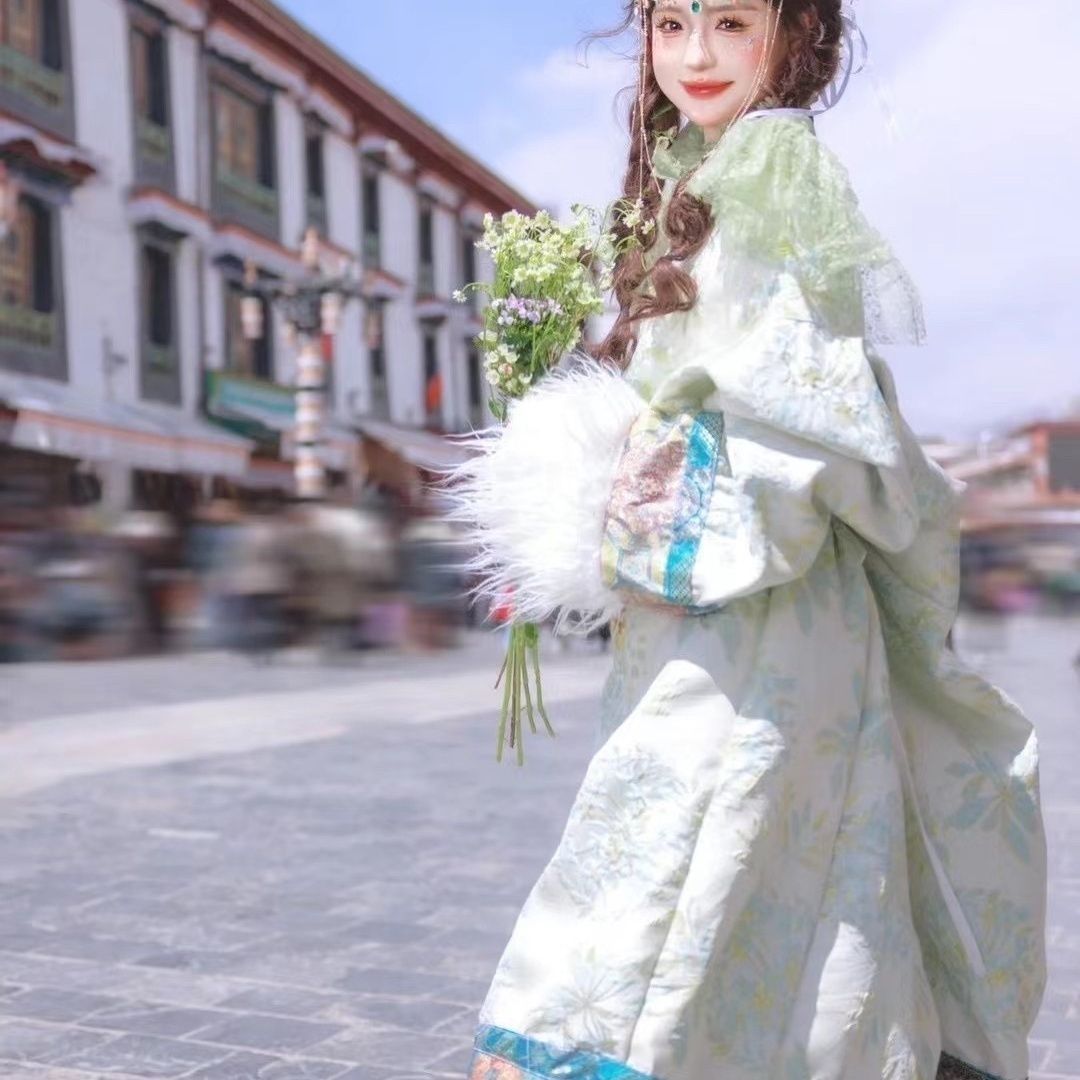 Ethnic Minority Series Wanderlust Portraits Tibetan Hanfu 7