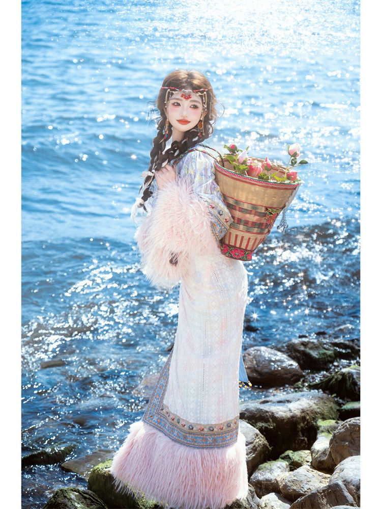 Ethnic Minority Series Wanderlust Portraits Tibetan Hanfu 16