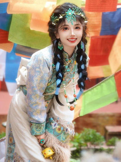 Ethnic Minority Series Wanderlust Portraits Tibetan Hanfu 17