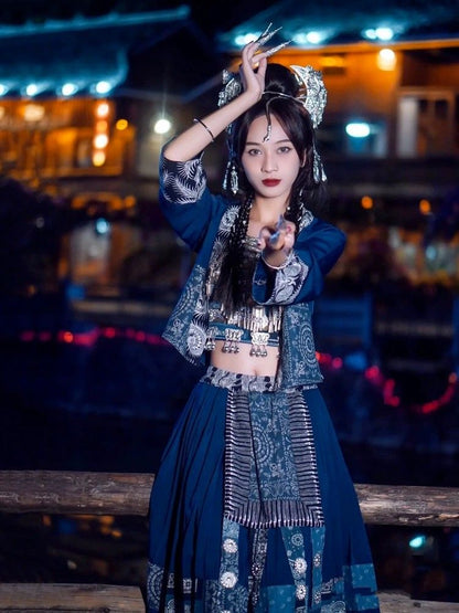 Ethnic Minority Series Wanderlust Portraits Miao Hanfu 48