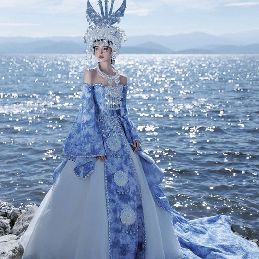 Ethnic Minority Series Wanderlust Portraits Miao Hanfu 28