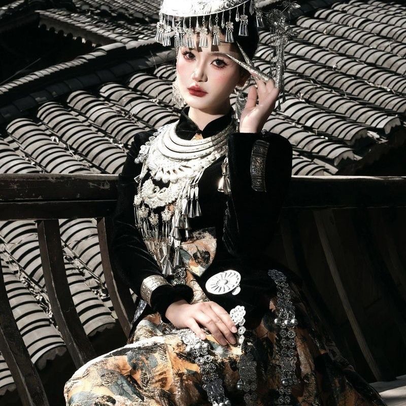 Ethnic Minority Series Wanderlust Portraits Miao Hanfu 10