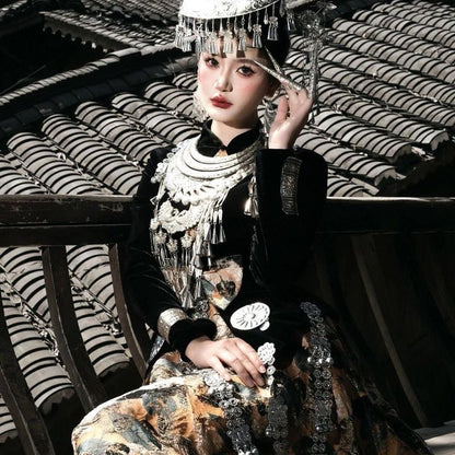 Ethnic Minority Series Wanderlust Portraits Miao Hanfu 10