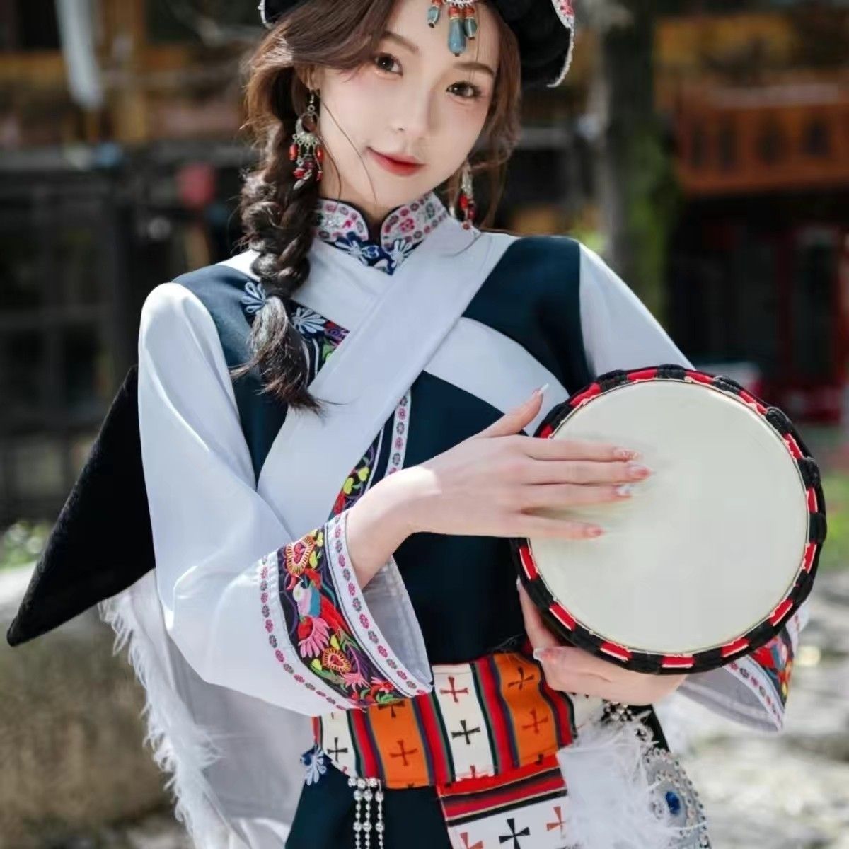 Ethnic Minority Series Wanderlust Portraits Naxi Hanfu 1
