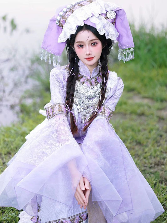 Ethnic Minority Series Wanderlust Portraits Zhuang Hanfu 1