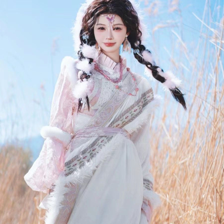 Ethnic Minority Series Wanderlust Portraits Tibetan Hanfu 11