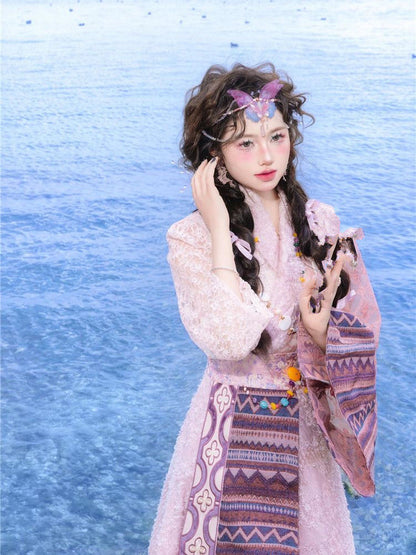 Ethnic Minority Series Wanderlust Portraits Tibetan Hanfu 22