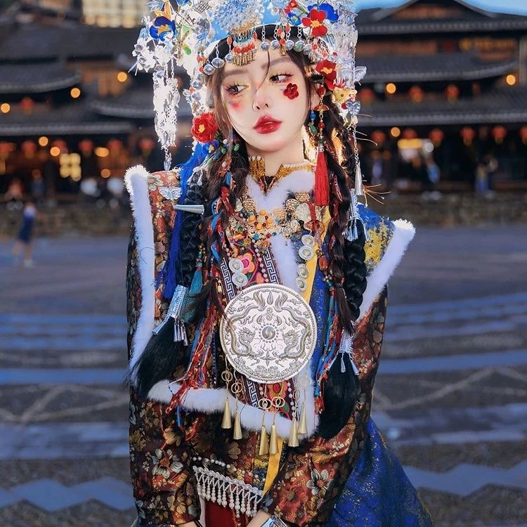 Ethnic Minority Series Wanderlust Portraits Miao Hanfu 32