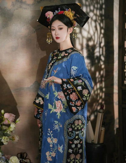 Qing Dynasty Traditional Hanfu Qipao Cheongsam Dress Skirt, gifts for women 2024