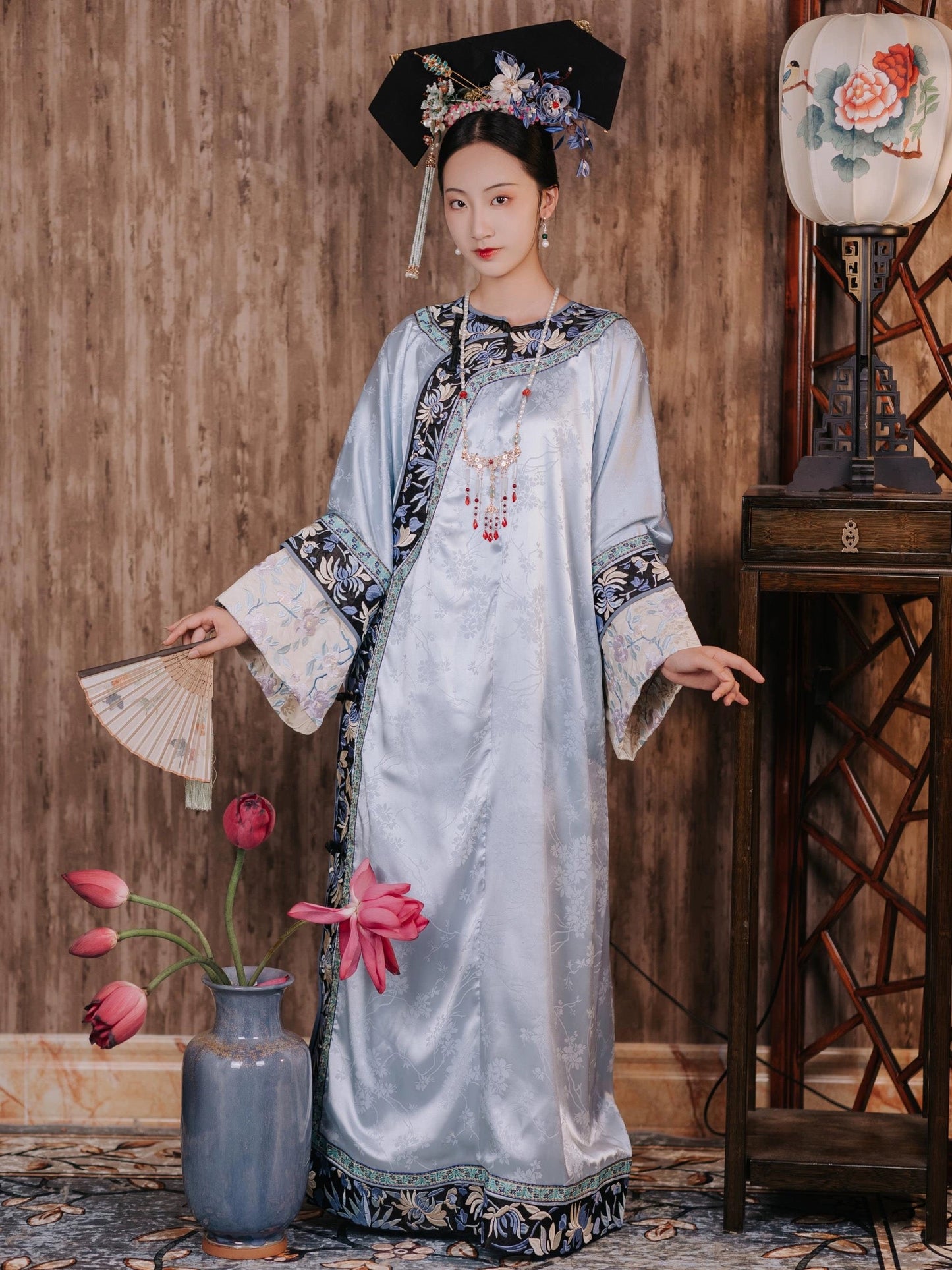 Qing Dynasty Traditional Hanfu Qipao Cheongsam Dress Skirt, gifts for women 2024