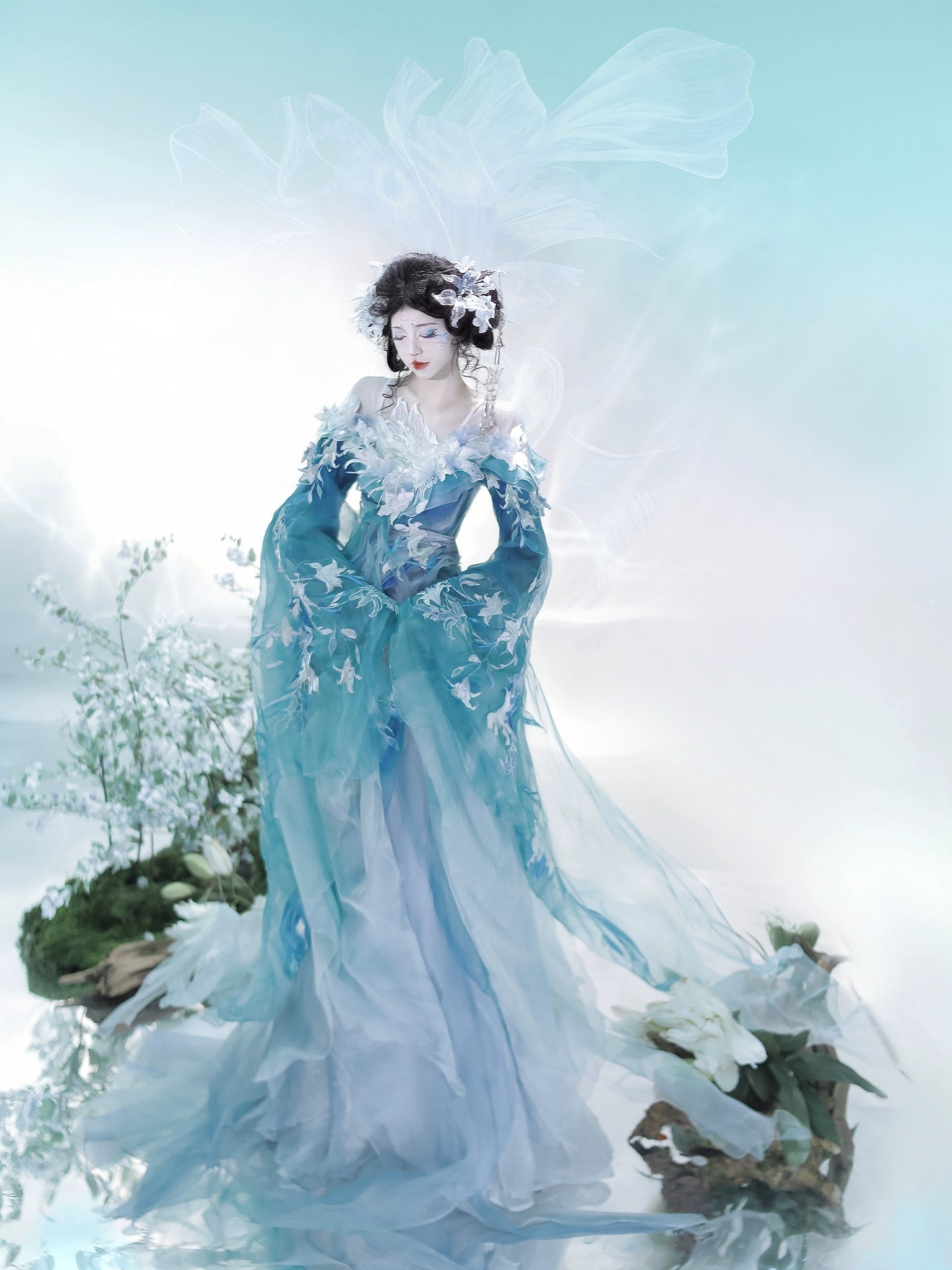Twelve Flower Goddesses Series 2.0-Icy Gauze Lily
