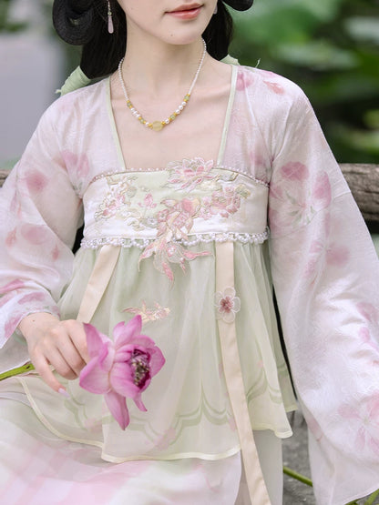 Picks Hype Series Hanfu Lotus Stirring, Fishing Boat Descends