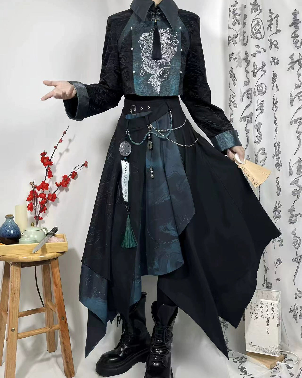 Flower Poetry Unisex Hanfu Whispering Strings