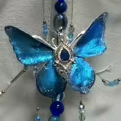 Oriental Aesthetics Series Blue Morpho Hanfu Dress