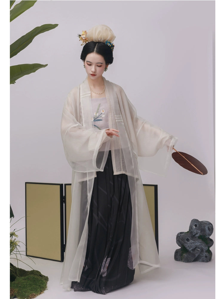 Shangyao Retreat Series Silk Gauze Song Hanfu