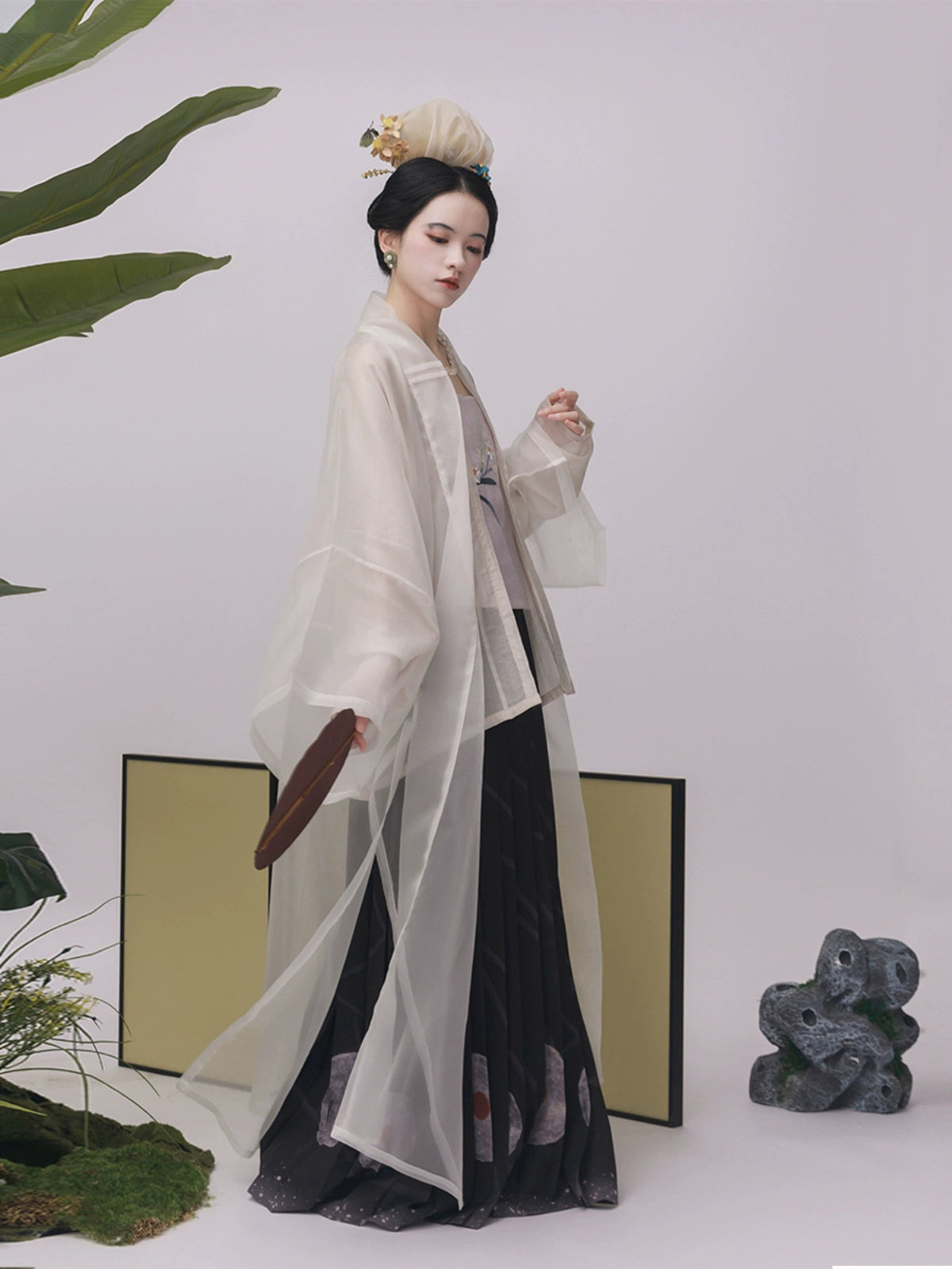 Shangyao Retreat Series Silk Gauze Song Hanfu