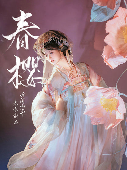 Cloud-Kissing Nature Series Spring Sakura Tang Hanfu