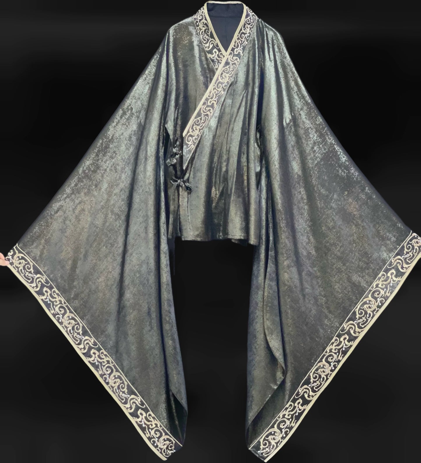 Haute Couture Series Woven Fabric Embroidered Hanfu Qing Huan Bronze Sacred Tree Wei Jin