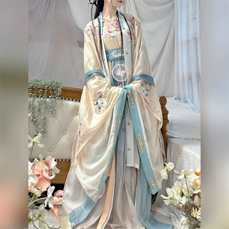 Lookbook Series 2025 Hanfu Emerald Pink Jade Beige