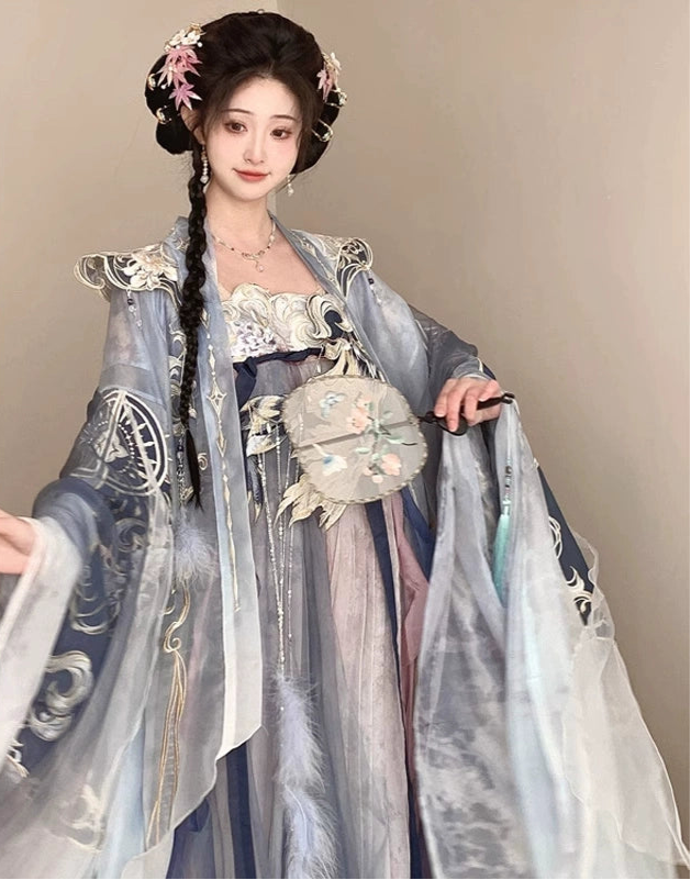 Ethereal Dreamscape Series Supreme Hanfu-Cranetide