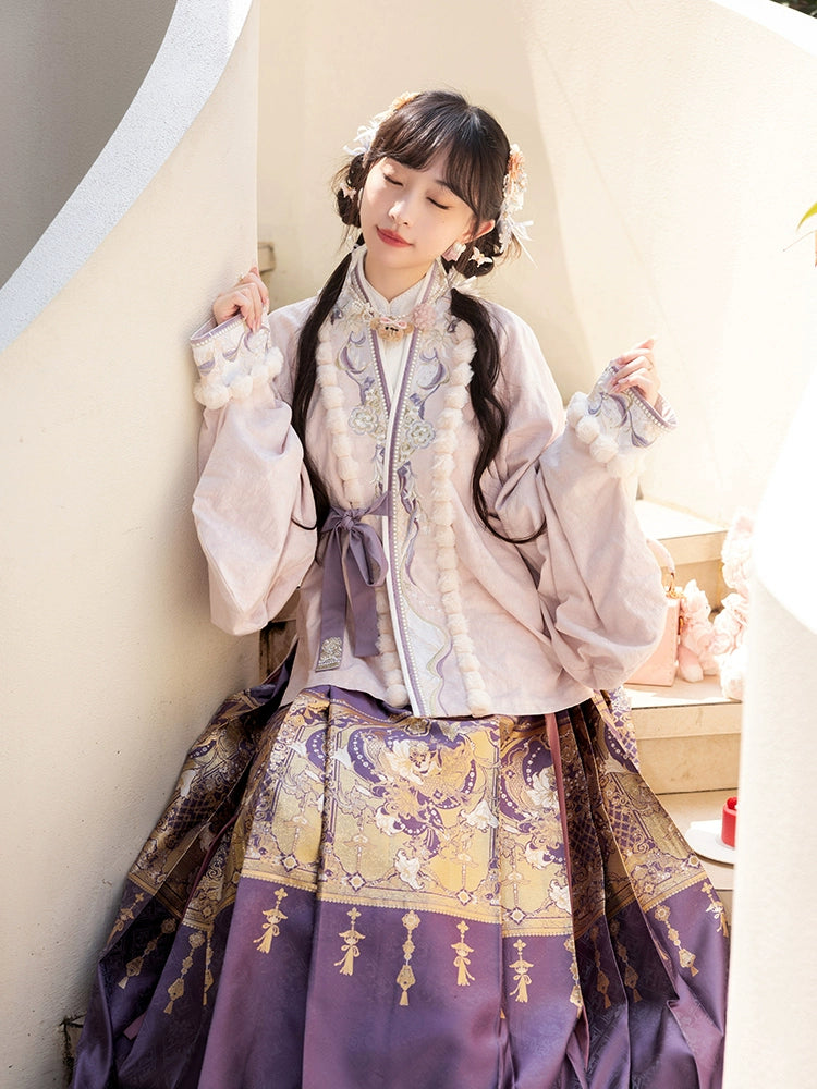 Ziyou Jinshuang : Amethyst Glaze Goldfrost