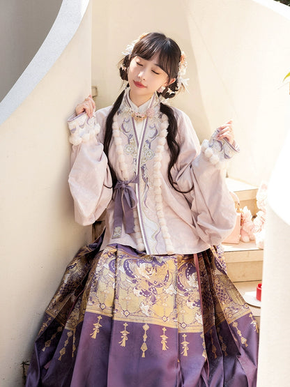 Ziyou Jinshuang : Amethyst Glaze Goldfrost