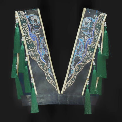 Haute Couture Series Woven Fabric Embroidered Hanfu Qing Huan Bronze Sacred Tree Wei Jin