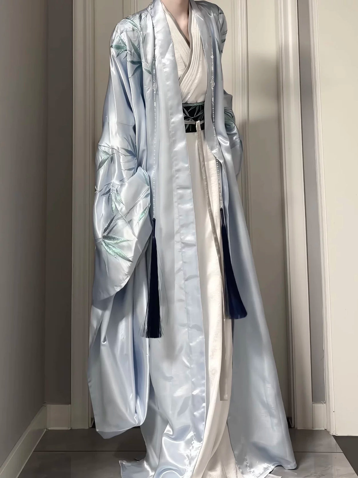 Male & Unisex Series Hanfu Courtyard Bamboo Moon Shadow
