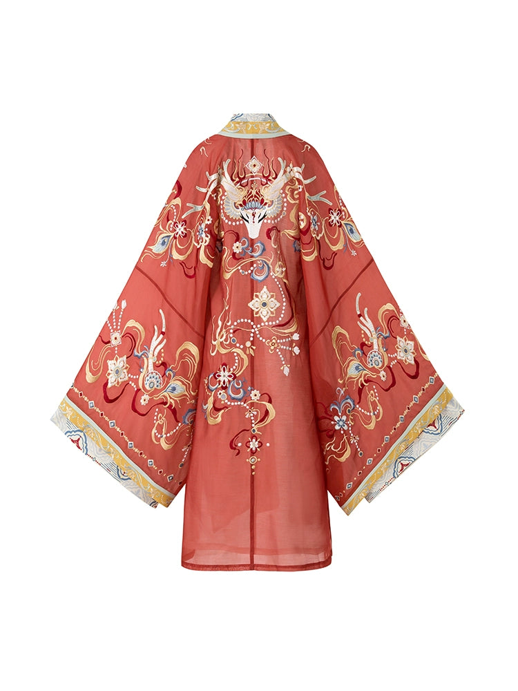 Lu Wang Fan Yin : Antler-Soundbox Robe-Large Sleeve Shirt
