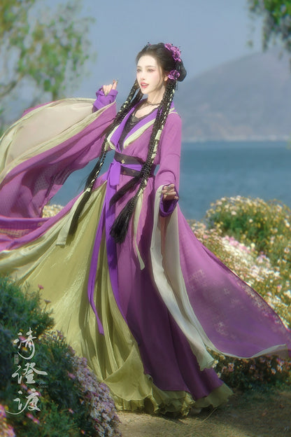 Costume Series WuXia Hanfu Dance Skirt