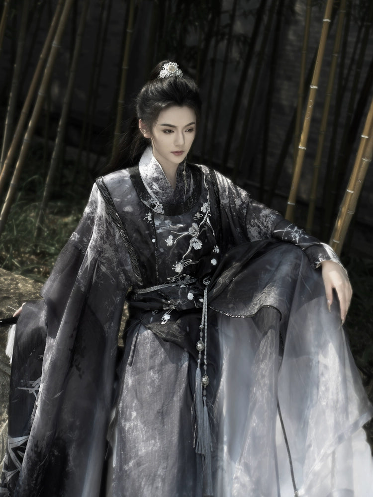 Ethereal Dreamscape Series Supreme Hanfu-Bamboo’s Ethereal Shadow