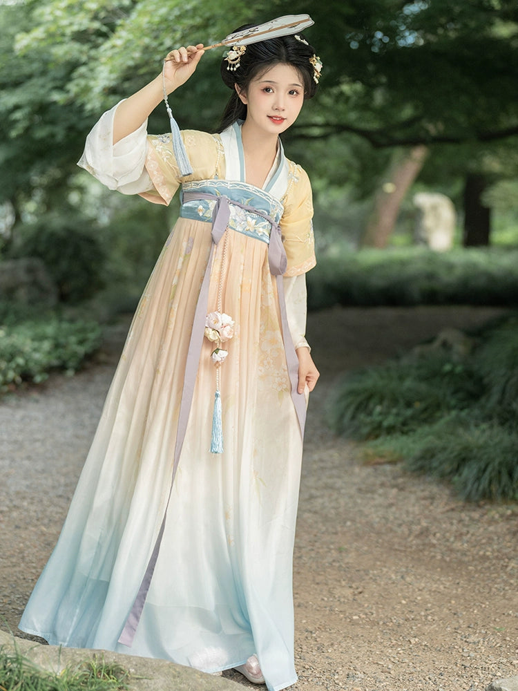 LOOKBOOK SERIES Tang Dynasty Roses Hanfu