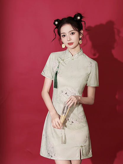 New Chinese Style Cheongsam Qipao Girlish Dressy Casual 24