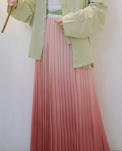 Lookbook Series Half Peach Summer Autumn Modern Hanfu