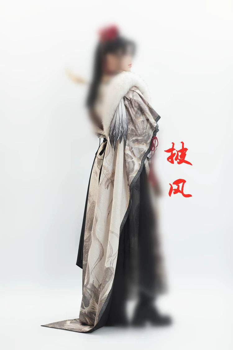 Flower Poetry Ancient Knight Men Unisex Hanfu