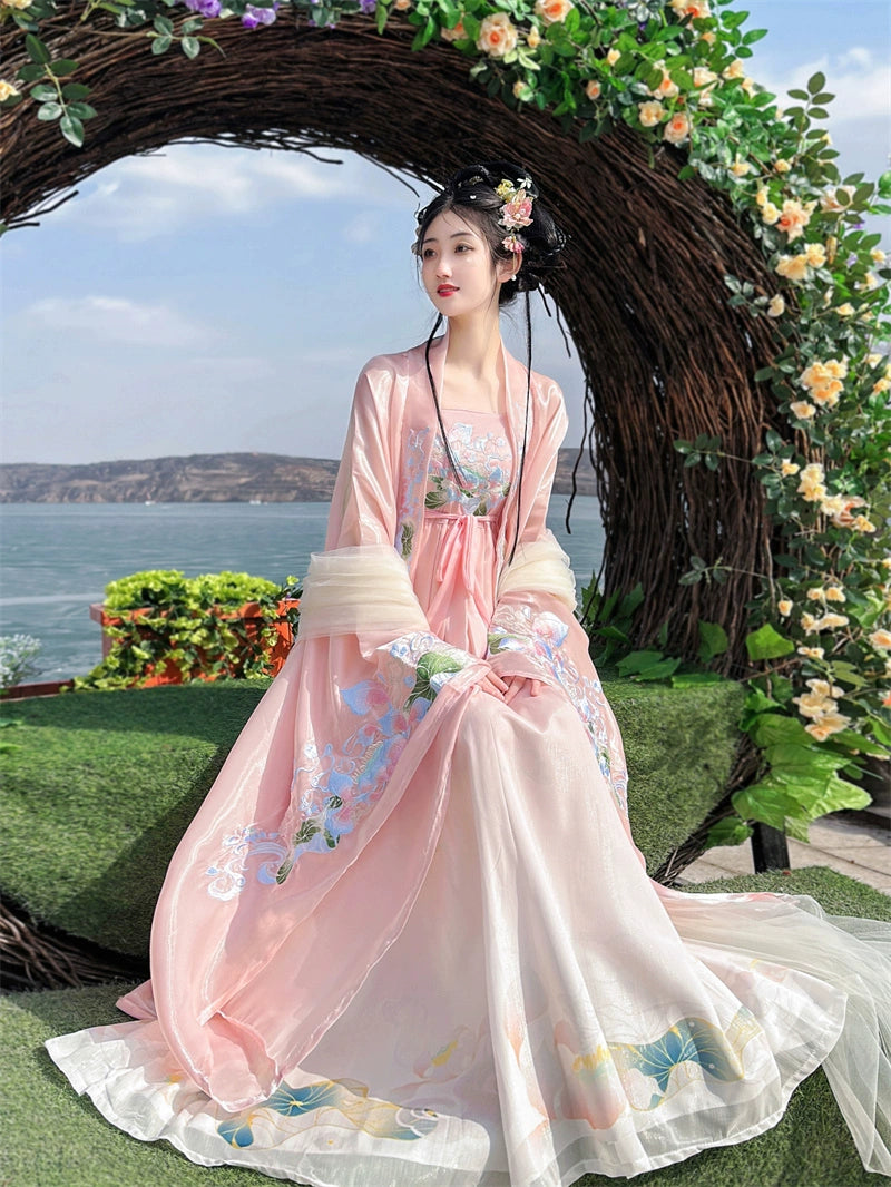 LOOKBOOK SERIES Tang Dynasty Fairy-Sleeved Shirt Hanfu