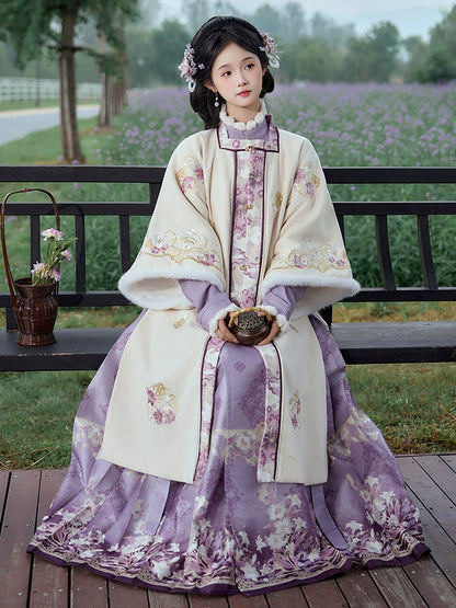 Lookbook Series Garden Lily Winter Hanfu