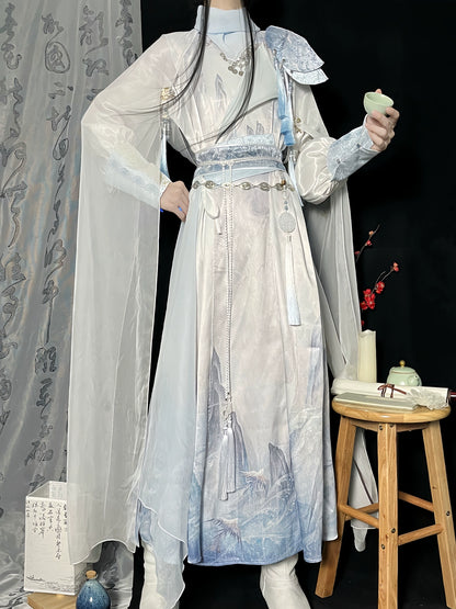 Lookbook Series Flower Poetry Unisex Boy Hanfu