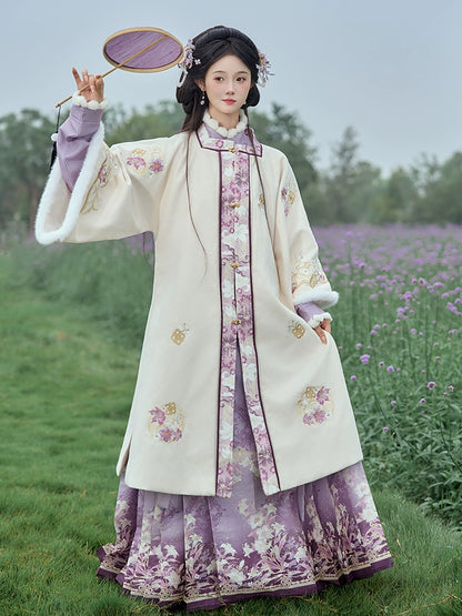 Lookbook Series Garden Lily Winter Hanfu