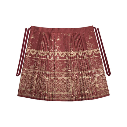 Lookbook Series Ming Dynasty 30+ Multi-Color Horse-Faced Skirt