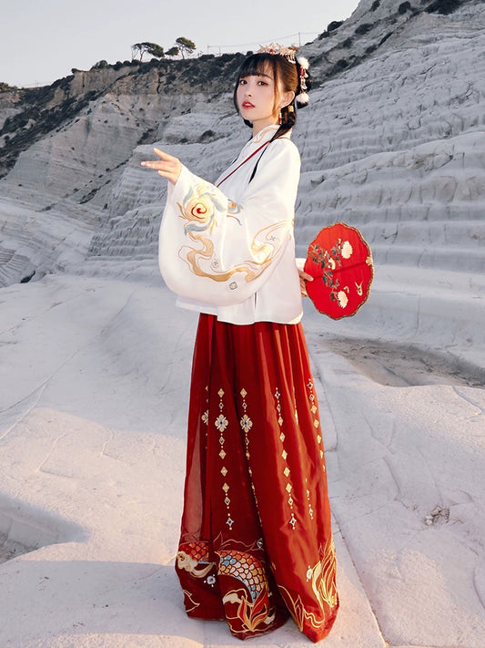 Long Deng Ye Yan : Fluidic-Dye Skirt